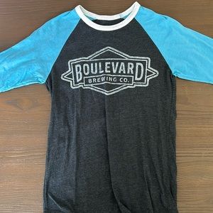 Boulevard brewing Company, baseball shirt, size small